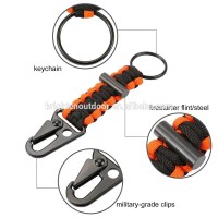 New products paracord keychain outdoor survival paracord keychain survival