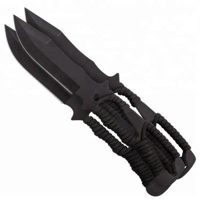 Paracord hunting combat knife for specialty knives