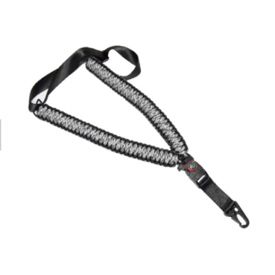 550 Paracord Single Point Gun sling with Compass Flint Firestarter Clasp