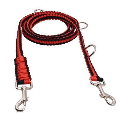 Multifunction Paracord Wholesale Training Rope Double Hands Free Dual Pet Dog Leash