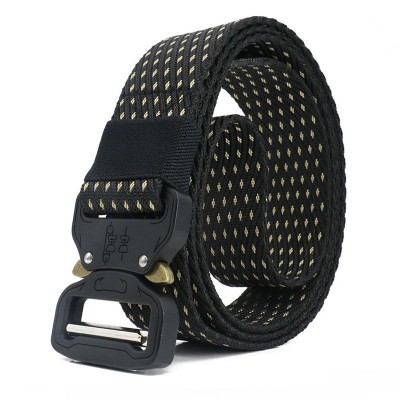 Durable Antiallergic Weaving Webbing Unisex Fabric Belt for Camping Sport